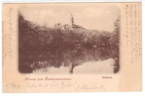 23122 Ak Gruss de Spezialshausen Château 1899
