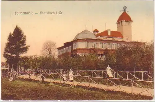 23116 Ak Ebersbach in Sachsen Felsenmühle 1930