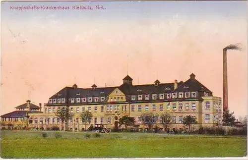 23098 Ak Knappschaft Hospital Klettwitz N.-L. 1929
