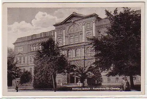 23093 Ak Köthen Anhalt Fachschule für Chemie 1954