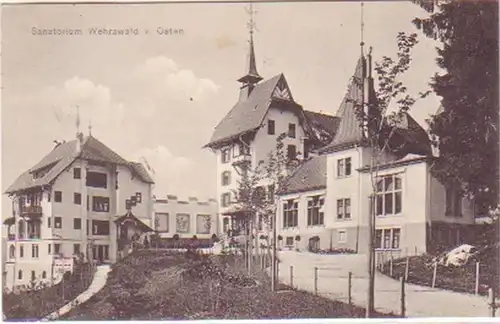 23087 Ak Sanatorium Wehrawald de l'est 1910