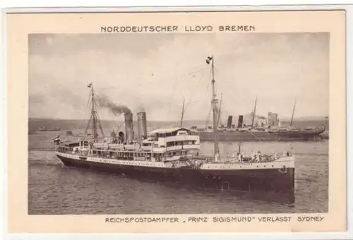 23076 Ak Reichspostdampfer "Prinz Sigismund" um 1920