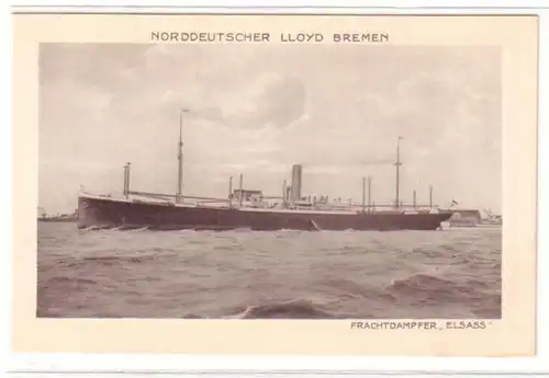 23069 Ak Frachtdampfer "Elsass" um 1920