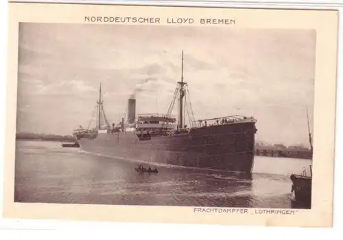 23068 Ak Frachtdampfer "Lothringen" um 1920