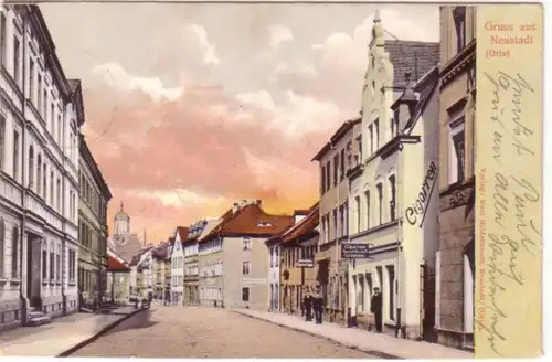 23049 Feldpost Ak Gruß aus Neustadt Orla 1914