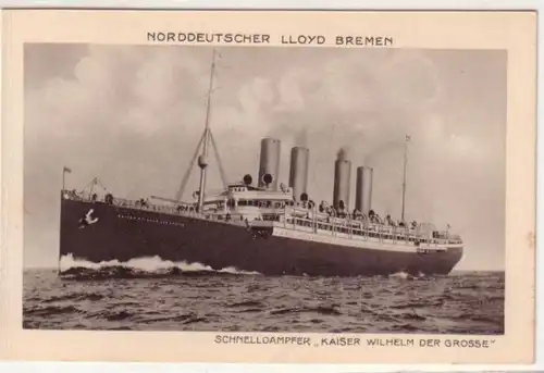 23043 Ak Schnelldampfer "Kaiser Wilhelm der Gr."um 1920