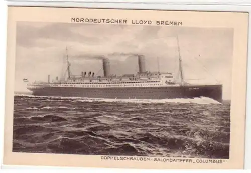 23042 Ak Salondampfer "Columbus" um 1920