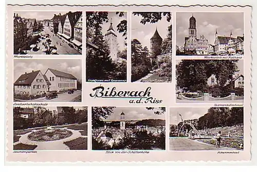 23027 Mehrbild Ak Biberach an der Riss 1954