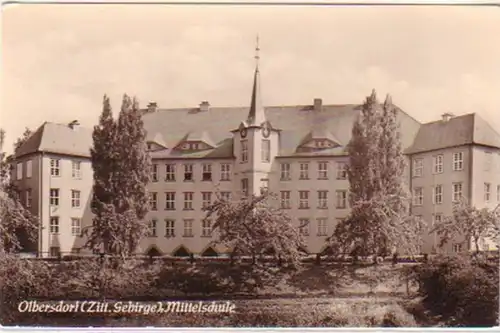 23025 Ak Olbersdorf Zitt.Gebirge Mittelschule 1960