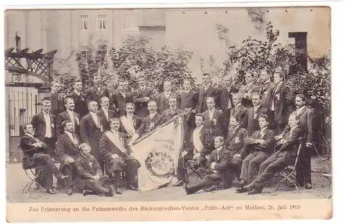 23018 Ak Bäckergesellschaften Association à Meissen 26 juillet 1910