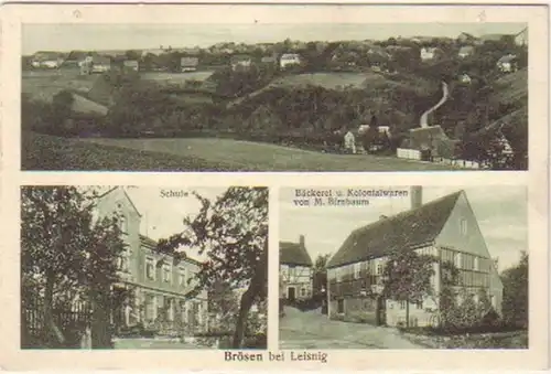 23015 Mehrbild-Ak Brösen bei Leisnig 1930