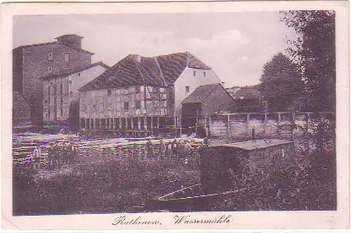 22076 Ak Rathenow Wassermühle 1921