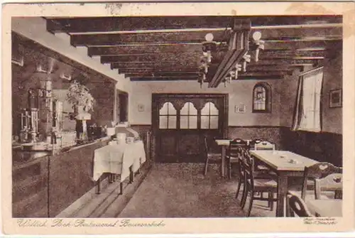 22034 Ak Willich Park Restaurant Bauernstube 1950