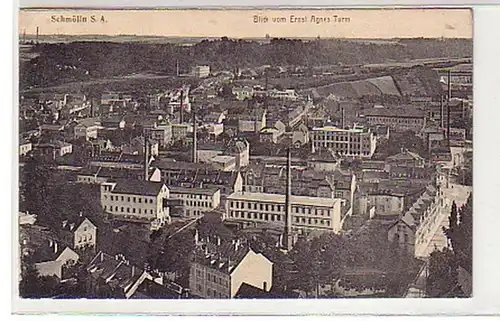 21992 Ak Schmölln S.-A. Blick vom Ernst Agnes Turm 1915