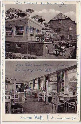 21984 Ak Duderstadt Gaststätte "Rote Warte" 1958