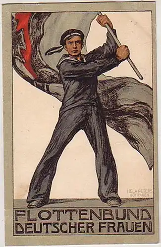 21958 Propaganda Ak Flottenbund deutscher Frauen 1915