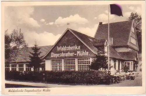 21909 Ak Waldchenke Diepschrather Mühle 1943