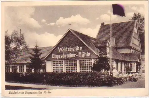 21909 Ak Waldschenke Diepschrather Mühle 1943