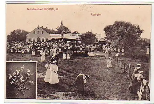 21901 Ak Mer du Nord Bad Borkum Upholm Fête d'été vers 1910