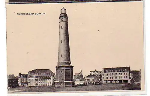 21883 Ak Mer du Nord Bad Borkum phare autour de 1910