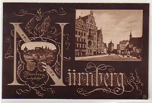 21865 Mehrbild Ak Nürnberg vom Hallerthor um 1910