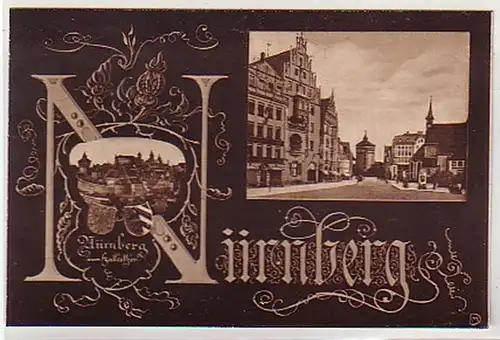 21865 Multi-image Ak Nuremberg de Hallerthor vers 1910