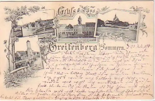 21846 Mehrbild Ak Gruß aus Greifenberg in Pommern 1897