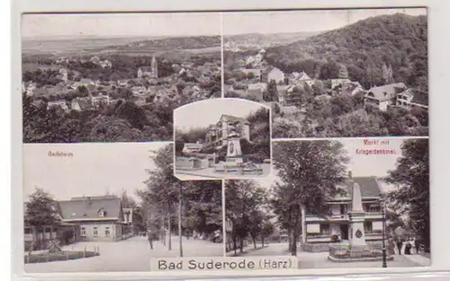 21824 Mehrbild-Ak Bad Suderode Harz Badehaus usw um1920