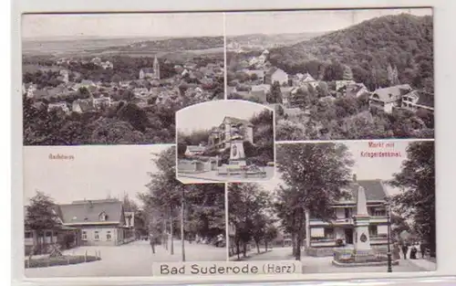 21824 Multi-image-Ak Bad Suderode résine maison de bains etc vers1920