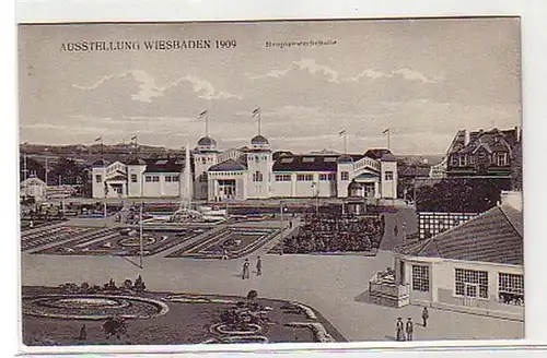 21797 Ak Gewerbe Ausstellung Wiesbaden 1909