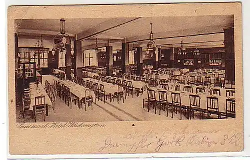 21786 Ak Bremen Speisesaal Hotel Washington 1926