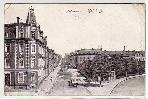 21781 Ak Hof in Bayern Marienstraße 1925