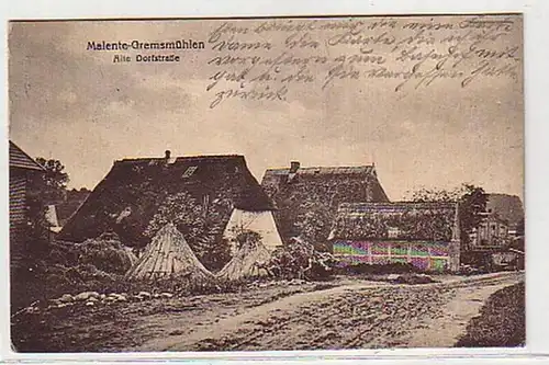 21779 Ak Malente Gremsmühlen alte Dorfstraße 1919