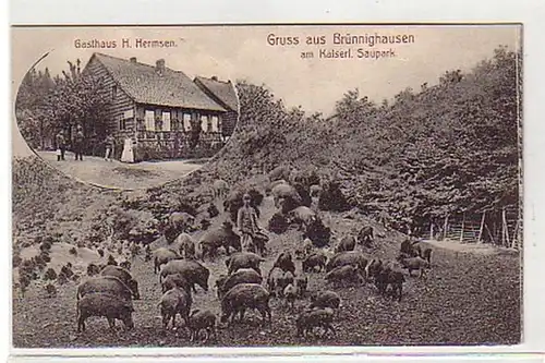 21765 Ak Gruß aus Brünnighausen Gasthaus um 1925