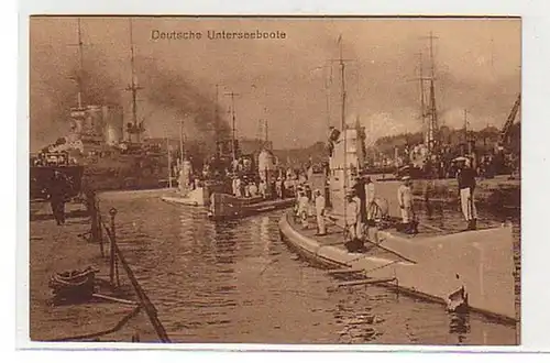 21758 Feldpost Ak Deutsche Unterseeboote 1916