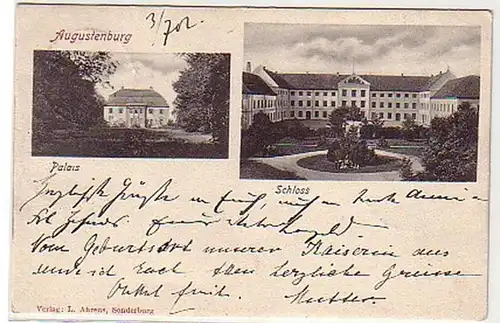 21755 Multi-image Ak Augustenburg près de Serzbourg 1902