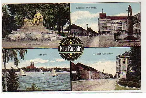 21748 Post Multi-image Ak Neu Ruppin 1914