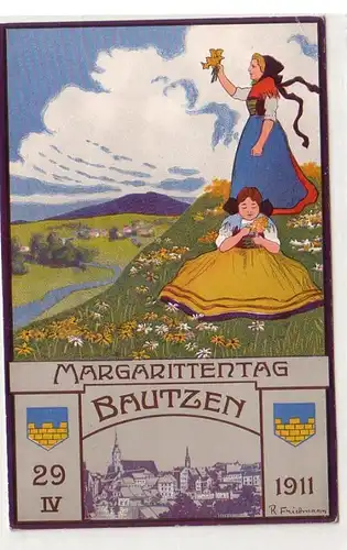 21737 Ak Bautzen Margarittentag 29. IV.1911