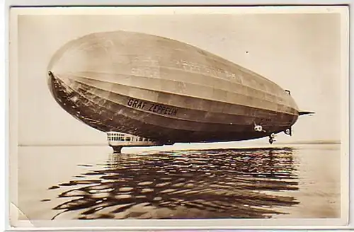21728 Ak dirigeable Zeppelin LZ 127 au-dessus du lac de Constance 1930