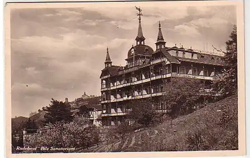 21671 Ak Radebeul Bilz Sanatorium 1937