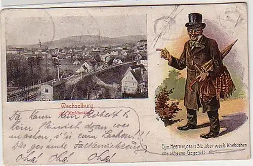 21637 Ak Wechselburg im Muldenthal 1922
