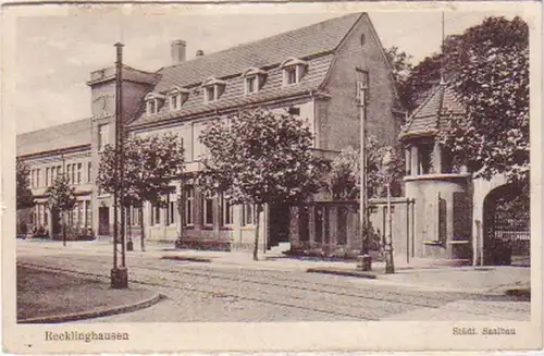 21616 Ak Recklinghausen Städtischer Saalbau 1929