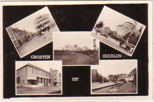 21609 Multi-image Ak Salutations de Heerlen Pays-Bas 1956