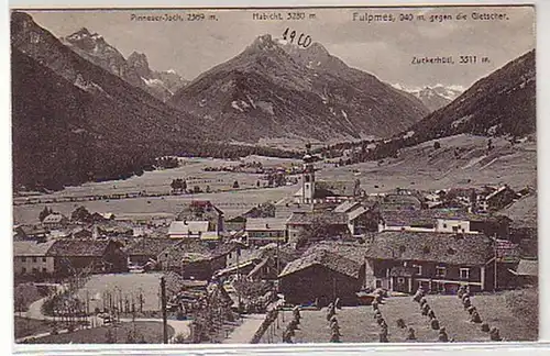 21607 Ak Fulpmes Tirol contre les glaciers vers 1910