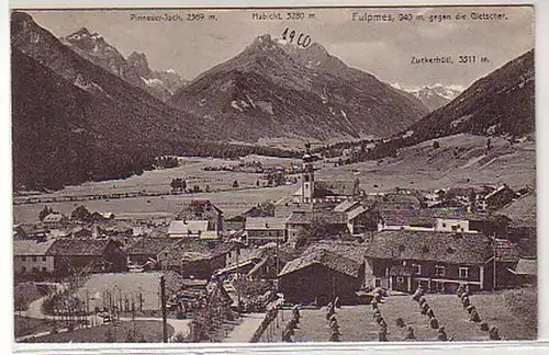 21607 Ak Fulpmes Tirol gegen die Gletscher um 1910