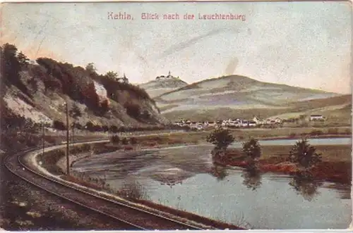 21585 Ak Kahla Vue après le château de Lumenbourg 1910