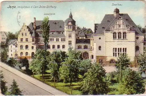21564 Ak Jena Maison populaire de la Fondation Carl Zeiss vers 1910