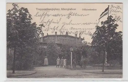 21553 Feldpost Ak Place d'exercice militaire Altengrabow 1914