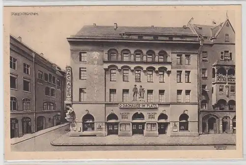 21547 Ak Munich Place d'hôtes et de divertissement vers 1930