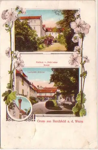 21544 Multi-image Ak Salutation de Barchfeld a.d.Werra 1912